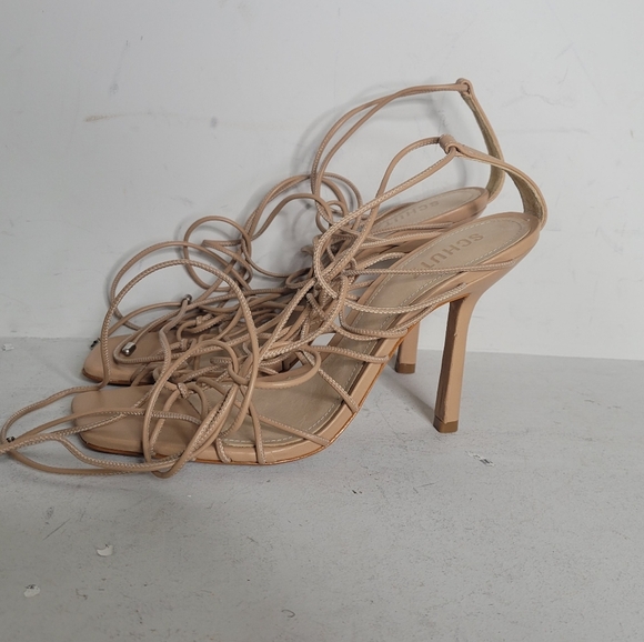 Schutz Heyde Leather Sandal SZ 10 - Picture 4 of 5